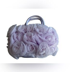 Elegant Lavender Floral Women's Bag